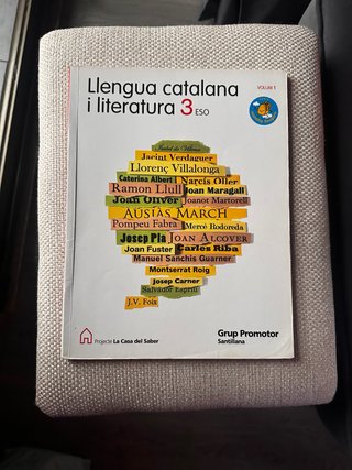 Libro Llengua catalana i literatura 3ESO