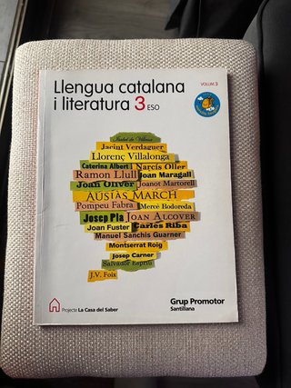 Libro Llengua catalana i literatura 3ESO