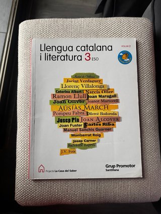 Libro Llengua catalana i literatura 3ESO