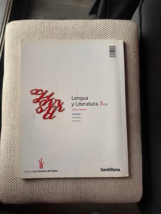 Libro Lengua y Literatura 3ESO
