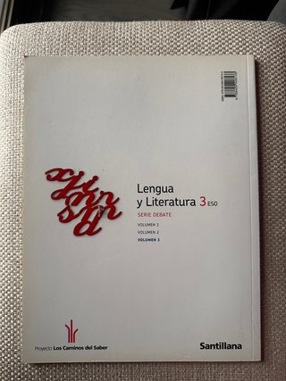 Libro Lengua y Literatura 3ESO