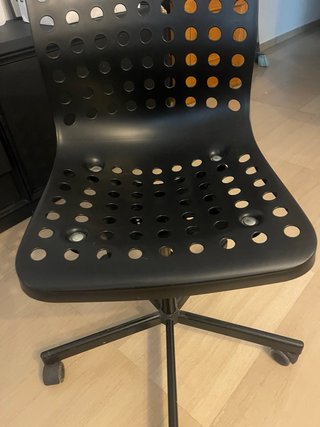 Silla de oficina Ikea negra