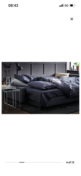 Sofá Cama IKEA FRIHETEN Gris Chaise Longue Arcón