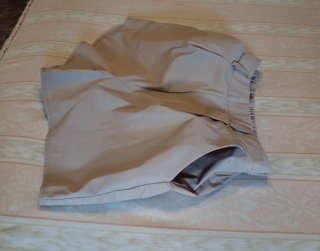 Pantalón corto vestir beige Talla S