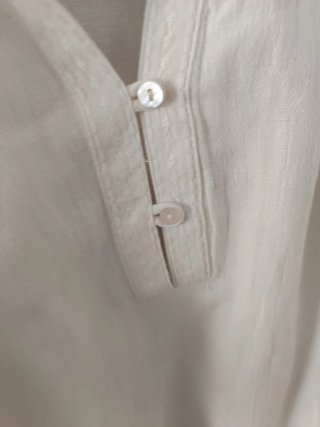 Blusa Zara Blanca Talla L pantalón L usado un día
