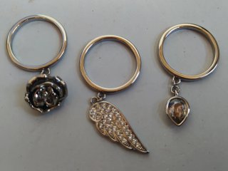 Juego 3 Anillos Swarovski Apilables - Colección 09