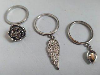 Juego 3 Anillos Swarovski Apilables - Colección 09