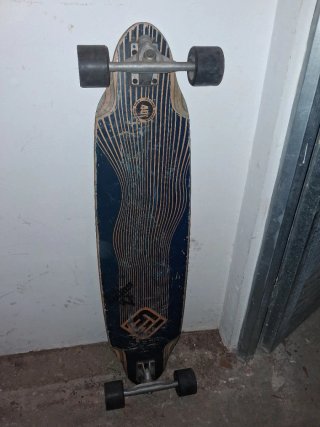 Longboard, skate, pintaill, Skateboard