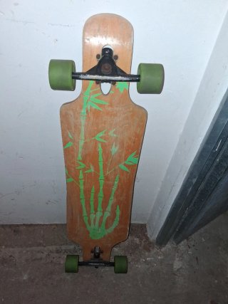 Longboard, skate, pintaill, Skateboard