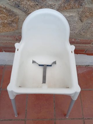 Trona bebé Ikea blanca