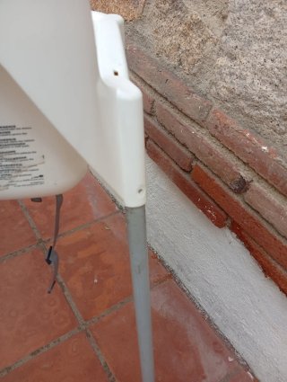 Trona bebé Ikea blanca