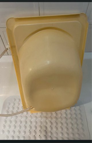 Banheira de bebé bege