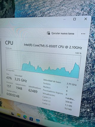 Tiny lenovo m920x i5 8gen 16gb ram grafica rx560