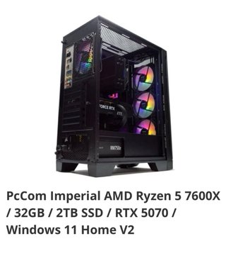 PcCom Imperial Ryzen 5 7600X / 32GB RAM
