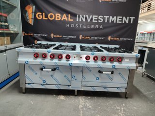 Cocina Industrial 8 Fuegos Global Investment Nuevo