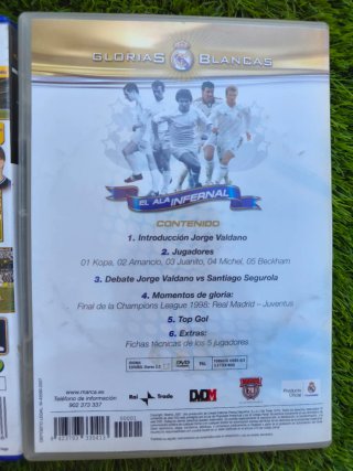 Lote Real Madrid PS2 Club Football y DVD