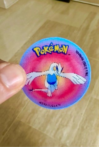 Tazos Boomer Pokémon Mewtwo y Lugia