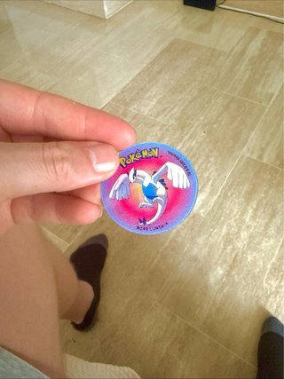 Tazos Boomer Pokémon Mewtwo y Lugia