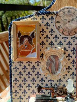 Tagliere/Quadro Decorato a Mano.