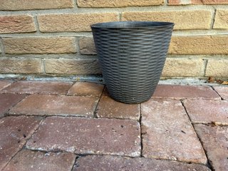 Coprivaso nero effetto vimini