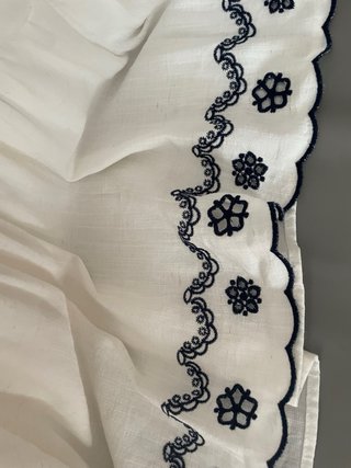 Vestido Ibicenco Blanco Bordado