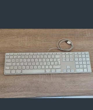 Teclado Apple A1243 Plata/Blanco