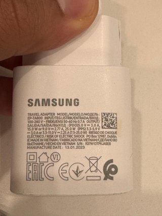 Caricatore Samsung Rapido TA800 USB-C