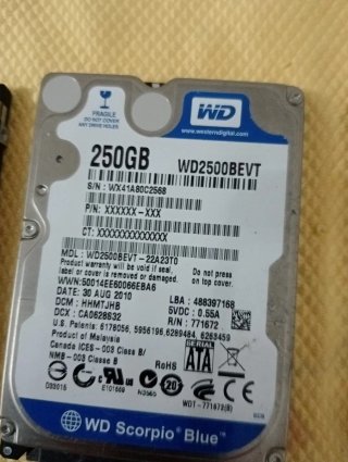 Lote 5 Discos Duros Portátiles HDD 2.5