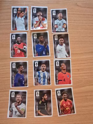 12 Cromos Panini Coca Cola FIFA 2026