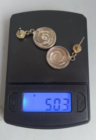 Pendientes Vintage Pachamama Plata 950
