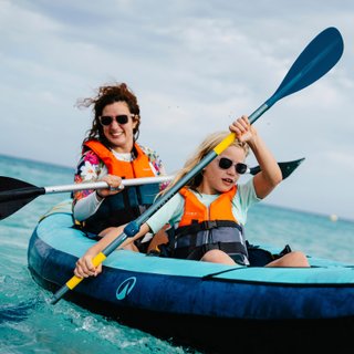 Remo Canoa Kayak 100 Niños 2 Partes