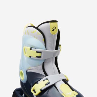 Patines Línea Niños Oxelo Ajustable 3 tallas Play 5 Azul