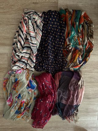 Lote 6 pañuelos mujer