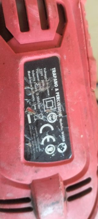 Trapano Elettrico Powertek Rosso