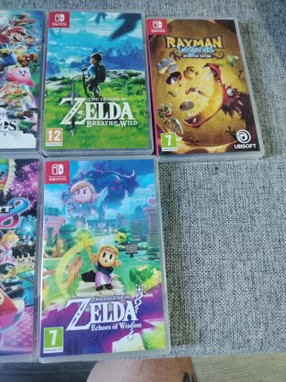 Lote 7 Cajas Vacías Nintendo Switch