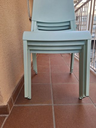 Sillas versátiles comedor, cocina o terraza
