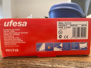 Mini plancha de viaje Ufesa VV1710
