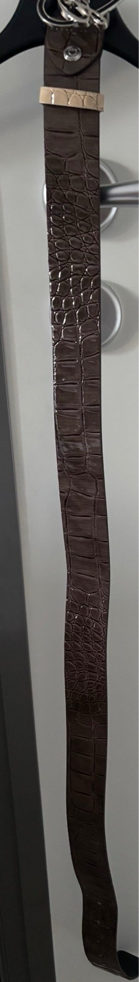 Cintura Guess donna originale marrone/argento