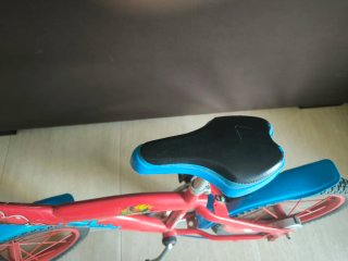 Bicicleta Infantil Spiderman Roja y Azul.