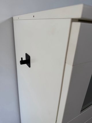 Cómoda Ikea Blanca con 4 Cajones y Cristal