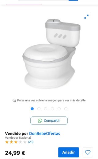 Orinal infantil con sonido