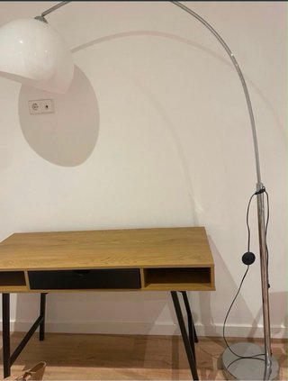 Lampada da terra moderna bianca