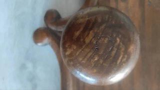 Perchero madera tallada antiguo