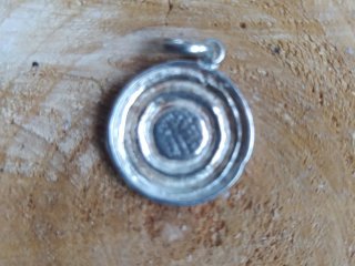 Colgante artesanal Vintage en plata