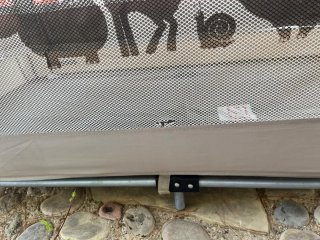 Cuna de viaje Bebedue 2 niveles y colchón