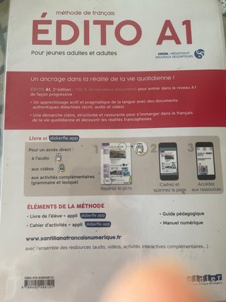 Édito A1 méthode de français .Cahier d'activités