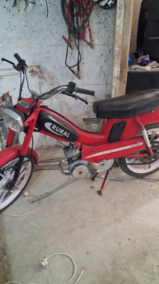Mobilete Rural M91 Roja y Negra