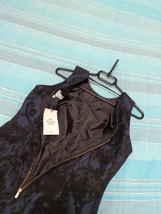 Tubino nero e blu nuovo