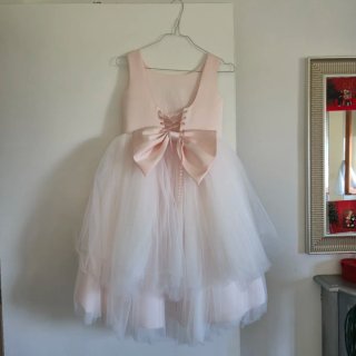 Vestito Comunione Rosa e Bianco
