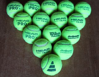 Lote 15 Pelotas Pádel Varias Marcas Poco Uso